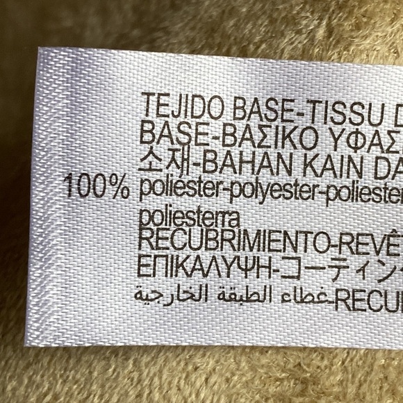 NWT. Zara Beige Faux Leather Overshirt with Chest Pockets. Size S. - Picture 9 of 10